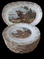 Limoges - Tafelservies (9) - Wildjacht - Porselein, Antiek en Kunst