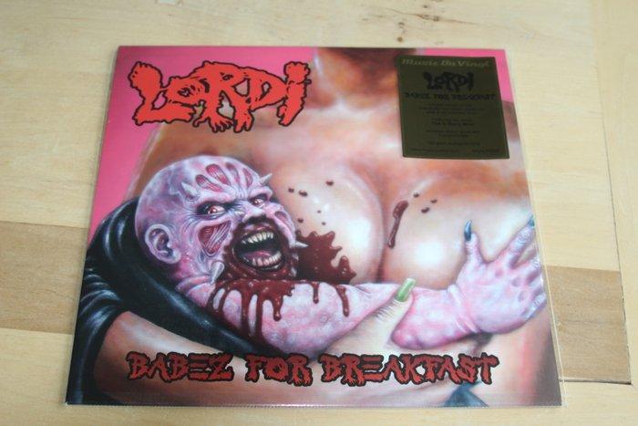 Lordi - Deadache (blue white marbled vinyl) + Babez for, CD & DVD, Vinyles Singles