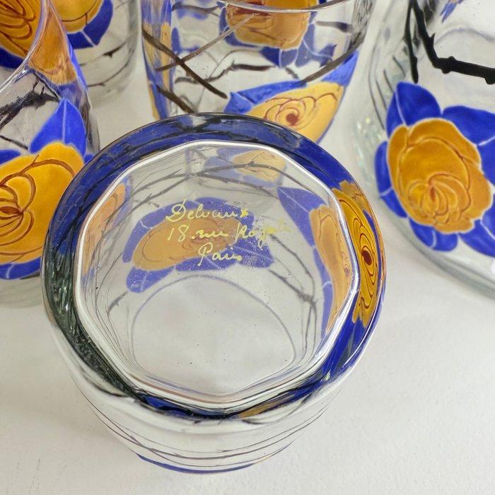 Delvaux Paris - Drinkset (11) - Bloemachtig Art Nouveau -, Antiek en Kunst, Kunst | Designobjecten