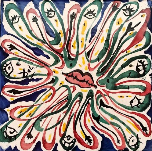 Wanddecoratie (2) - Spanje, Antiek en Kunst, Antiek | Glaswerk en Kristal