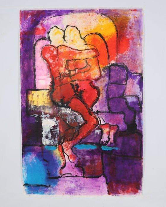 Eleonora Stol (1946-2022) - LOVE, Antiek en Kunst, Kunst | Schilderijen | Modern