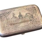 Sigarettendoos - .875 (84 Zolotniki) zilver - Russische, Antiek en Kunst