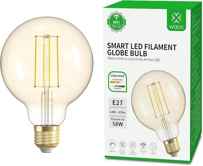2dekans | WOOX R5139 - WiFi Filament slimme LED lamp E27 /, Maison & Meubles, Lampes | Lampes en vrac, Enlèvement ou Envoi