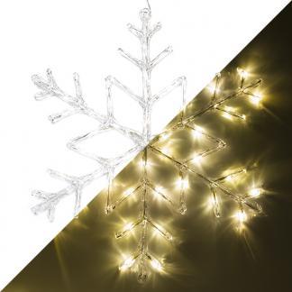 Sneeuwvlok met verlichting | Konstsmide | Ø 60 cm, Divers, Noël, Envoi