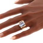 Ring - 18 karaat Geel goud, Roségoud - Spinel - Vintage, Handtassen en Accessoires, Nieuw