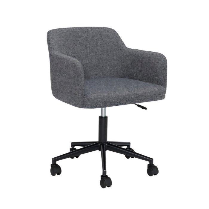 Hübsch - Bureaustoel - Rest - Donkergrijs - Polyester, Staal, Antiek en Kunst, Kunst | Designobjecten