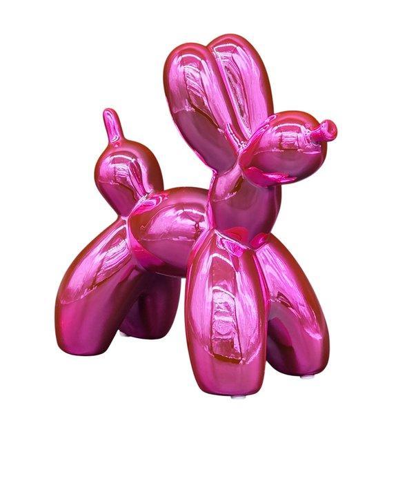 Beeld, Balloon Dog - Mirror Pink - 19 cm - Keramiek, Antiquités & Art, Curiosités & Brocante