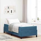 vidaXL Bedframe Anders Donkerblauw en wit 90 x 200 cm, Verzenden, Nieuw
