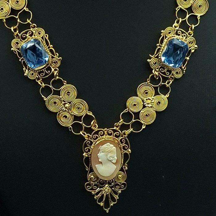 Zonder Minimumprijs - Halsketting Zilver, Verguld - 72.00ct., Handtassen en Accessoires, Kettingen