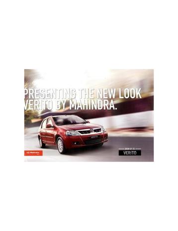 2014 MAHINDRA VERITO BROCHURE ENGELS, Ophalen of Verzenden