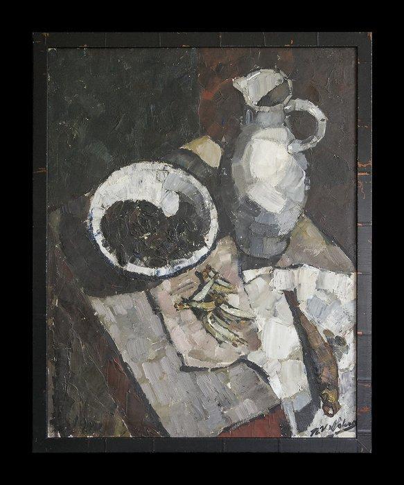 Henri Victor Wolvens (1896-1977) - Nature morte aux moules, Antiek en Kunst, Kunst | Schilderijen | Klassiek