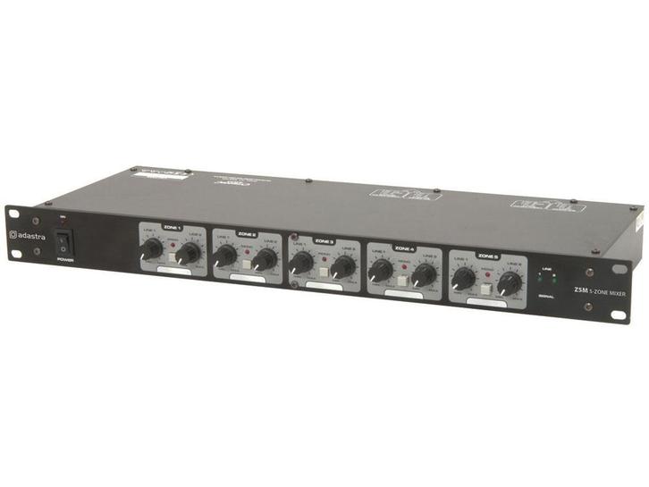 Citronic Z5M 1U 5x Zone 2x Lijn 19 Rack Mixer, Muziek en Instrumenten, Dj-sets en Draaitafels