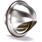Bolrooster RVS Ø 100mm met schoepen en muggengaas, Doe-het-zelf en Bouw, Verzenden, Nieuw