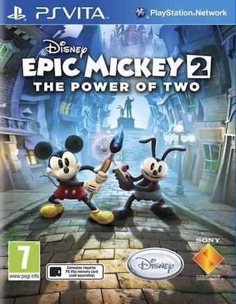 Disney Epic Mickey 2 the Power of Two (Buitenlands Doosje), Games en Spelcomputers, Games | Sony PlayStation Vita, Zo goed als nieuw