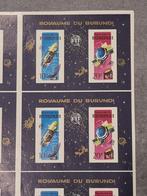 Burundi - 1965 - Zeldzaam onversneden vel van 6 blokken n°