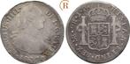 2 Reales 1807 Peru: Carlos Iv, 1788-1808:, Timbres & Monnaies, Monnaies | Amérique, Verzenden