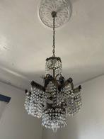 Kroonluchter - Messing - Messing en kristal vintage
