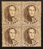 België 1863 - Leopold I - Type Getande Medaillon - 10c, Postzegels en Munten, Postzegels | Europa | België, Gestempeld