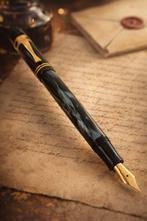 Visconti - Ragtime – green celluloid with black grain with, Nieuw