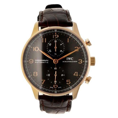 IWC - Portuguese Chronograph - IW371415 - Homme - 2000-2010, Handtassen en Accessoires, Horloges | Heren