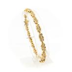 18 Krt. Gouden tennis armband met diamant; 1,71 ct. | 18,..., Handtassen en Accessoires, Armbanden, Gebruikt, Overige kleuren