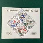 Monaco 1980 - Speciale blok: Olympische Spelen in Moskou -, Postzegels en Munten, Gestempeld