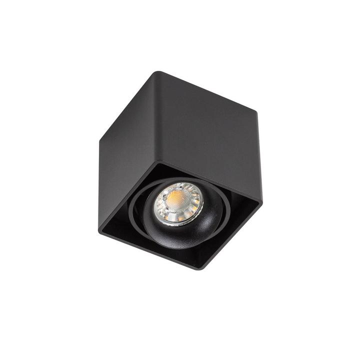 Spots opbouw Bjorn 1 Opbouwspot Zwart Binnenverlichting, Huis en Inrichting, Lampen | Overige, Verzenden