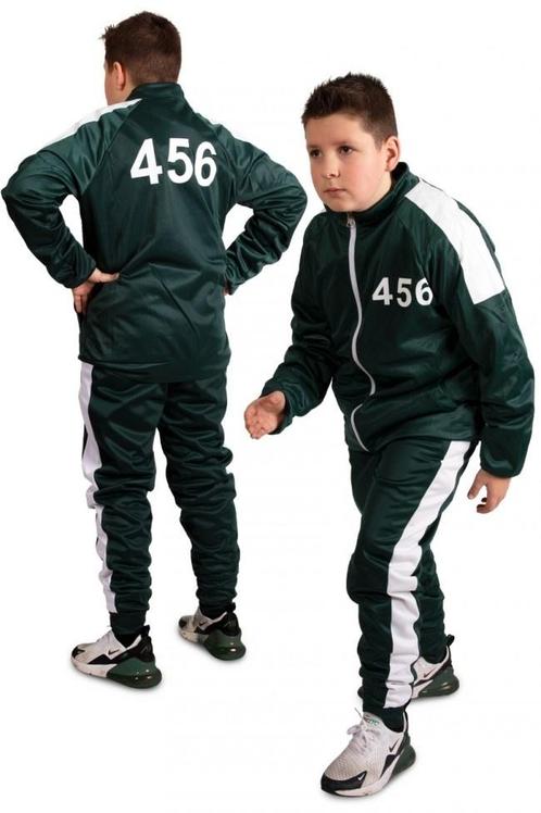 Trainingspak Koreaans Squid Spel Kind, Kleding | Heren, Carnavalskleding en Feestkleding, Nieuw, Verzenden