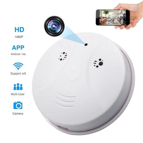 Spy verborgen camera FullHD rookmelder + WIFI & APP, Audio, Tv en Foto, Overige Audio, Tv en Foto, Nieuw, Verzenden
