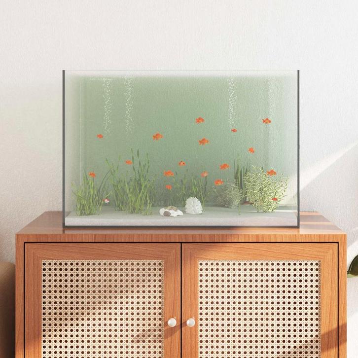 vidaXL Aquarium met opslag Doorzichtig 60 x 35 x 40 cm Glas, Animaux & Accessoires, Poissons | Aquariums & Accessoires, Envoi
