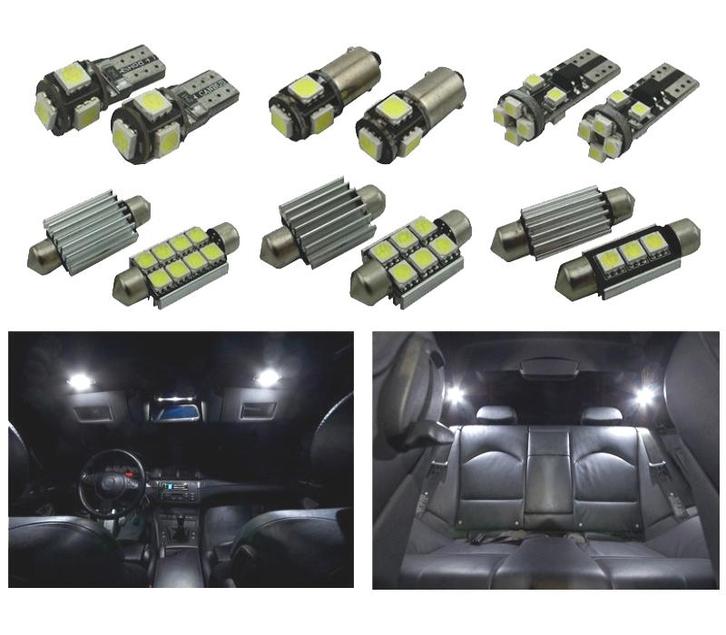 KIT 14 AMPOULES LED INTÉRIEUR POUR BMW SÉRIE 3 E46 BERLINE C, Auto-onderdelen, Verlichting, Verzenden