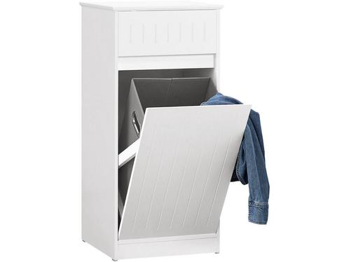 SoBuy BZR110-W Badkamerkast - Witte Opbergkast met Lade &, Huis en Inrichting, Woonaccessoires | Overige, Nieuw, Verzenden