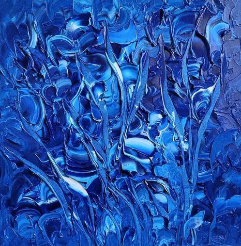 Bruno Cantais (1966) - Blue Dream (Rêve Bleu), Antiquités & Art, Art | Peinture | Moderne