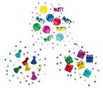 Confetti Verjaardag 3st, Hobby en Vrije tijd, Feestartikelen, Verzenden, Nieuw