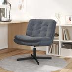 vidaXL Draaiende Relaxstoel Anders Donkergrijs 63 x 75 x 76, Verzenden, Nieuw