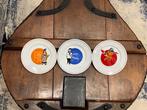 Tintin - 3 assiettes - en porcelaine – Tables & Couleurs –, Nieuw