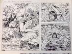 Sels, Frank - Zilverpijl - originele pagina - Hinderlaag aan, Boeken, Stripverhalen, Nieuw
