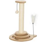 TRUUSK 4-in-1 Krabpaal - 49cm Krabkolom - Sisal-Kattenkrabbo, Verzenden, Nieuw
