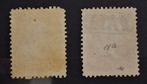 États-Unis 1861/1861 - 1861, deux timbres, 3 centimes, rose,, Postzegels en Munten, Gestempeld