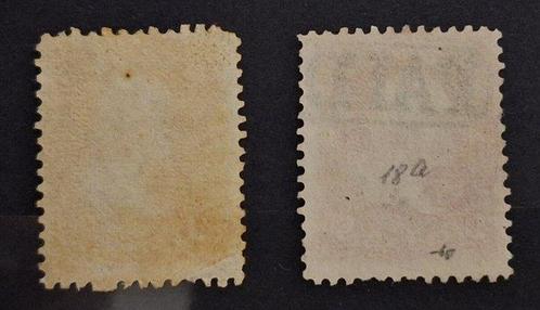 États-Unis 1861/1861 - 1861, deux timbres, 3 centimes, rose,, Postzegels en Munten, Postzegels | Amerika