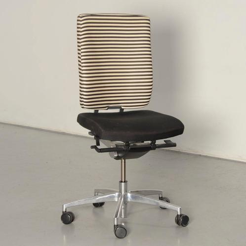 Kembo Sona bureaustoel, zwart-wit, zonder armleggers, Huis en Inrichting, Bureaustoelen, Ophalen of Verzenden