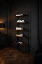 Boekenkast - Vijf modulaire planken - Teak, Metaal - met