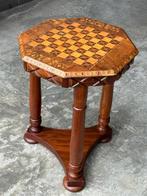 Bijzettafel - Hout - Klein schaakbord, Antiek en Kunst
