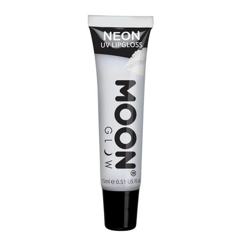 Moon Glow Neon UV Lipgloss White Vanilla 15ml, Hobby en Vrije tijd, Feestartikelen, Nieuw, Verzenden
