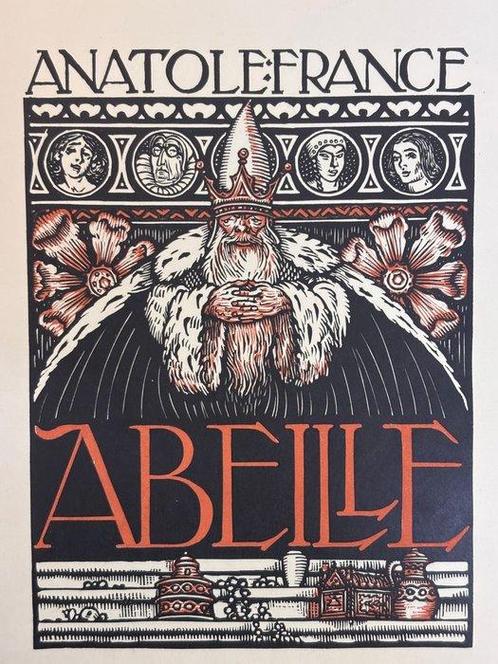 Anatole France / Louis Jou - Abeille [1/25 sur Japon, Antiek en Kunst, Antiek | Boeken en Manuscripten
