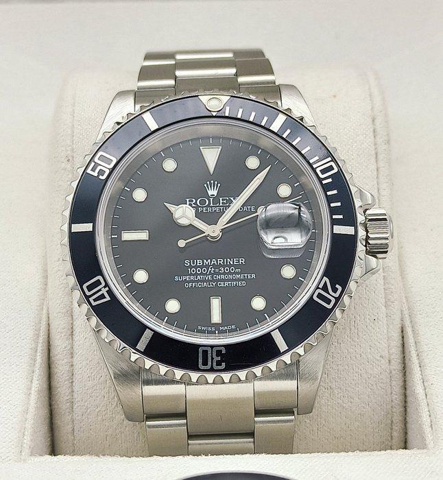Rolex - Submariner Date - Sans Prix de Réserve - 16610 -, Handtassen en Accessoires, Horloges | Heren