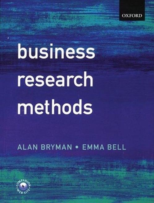 Business Research Methods 9780199259380 Emma Bell, Boeken, Overige Boeken, Zo goed als nieuw, Verzenden