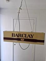 Barclay - Panneau publicitaire rétroéclairé - Métal,