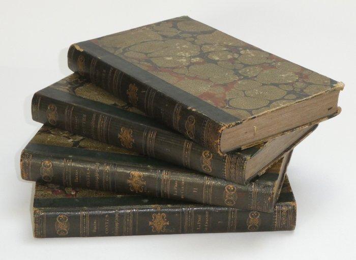 Honoré de Balzac - Rare ensemble des 4 volumes reliés -, Antiek en Kunst, Antiek | Boeken en Manuscripten