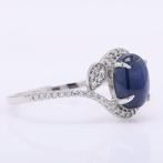 Sans prix de réserve - Bague Platine - 2.18ct. tw. Saphir -, Bijoux, Sacs & Beauté